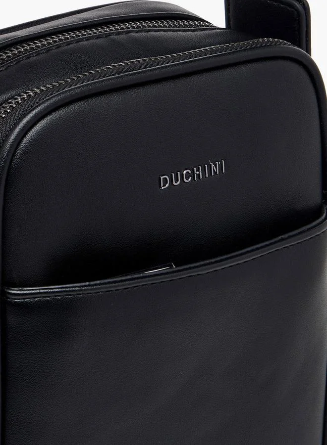 DUCHINI BLACK Men Adjustable Strap Crossbody Bag for Men | Best Price UAE
